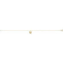 Load image into Gallery viewer, 14K Yellow Gold Butterfly 9&quot; Anklet
