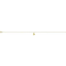 Load image into Gallery viewer, 14K Yellow Gold Heart 9&quot; Anklet
