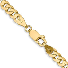 Load image into Gallery viewer, 10k Yellow Gold 4.75mm Flat Beveled Curb 22&quot; Chain
