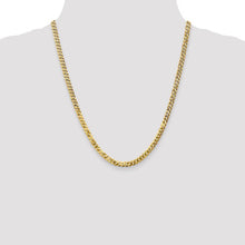 Load image into Gallery viewer, 10k Yellow Gold 4.75mm Flat Beveled Curb 22&quot; Chain
