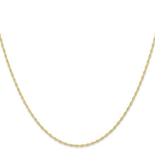 Load image into Gallery viewer, 10K Gold 1.15mm 18&quot; Cable Rope Chain In Multiple Colors
