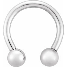 Load image into Gallery viewer, 14K Gold 5/16&quot; Circular Septum Barbell In Multiple Colors
