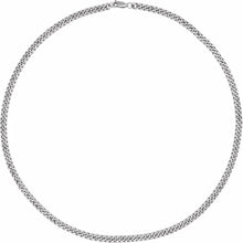 Load image into Gallery viewer, Sterling Silver 4.8 mm Curb Chain In Multiple Lengths
