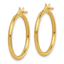 Load image into Gallery viewer, 14K Yellow Gold Polished Hoop Earrings
