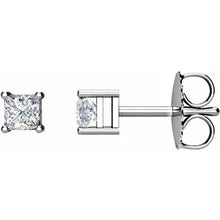 Load image into Gallery viewer, 14K Gold 1/2cttw  Natural Diamond Earrings In Multiple Colors
