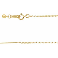 Load image into Gallery viewer, 14K Gold 1.1mm Adjustable Threader Cable 16-22&quot; Chain In Multiple Colors
