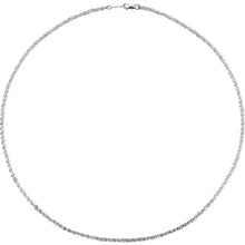 Load image into Gallery viewer, Sterling Silver 2 mm Rope Chain in Multiple Lengths
