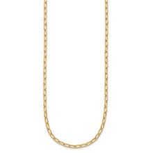 Load image into Gallery viewer, 14k Yellow Gold 3.0mm Semi-Solid Paperclip 18&quot; Chain
