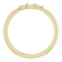 Load image into Gallery viewer, 14K Gold 1/10cttw Natural Diamond Ring In Multiple Colors, Sizes 6-8
