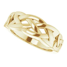 Load image into Gallery viewer, 14K Yellow Gold Celtic Ring, Sizes 9-12.5
