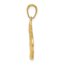 Load image into Gallery viewer, 14k Yellow Gold Polished Running Shoe Pendant
