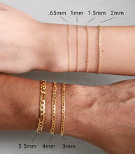 Load image into Gallery viewer, 14K Yellow Gold 1mm Rope 7&quot; Bracelet
