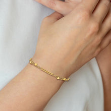 Load image into Gallery viewer, 14K Yellow Gold Polished Fancy Link with .5in ext. 7&quot; Bracelet

