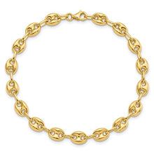 Load image into Gallery viewer, 14K Yellow Gold Fancy Link 7.75&quot; Bracelet

