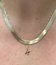 Load image into Gallery viewer, 14K Yellow Gold Bubble Initial 18&quot; Necklace
