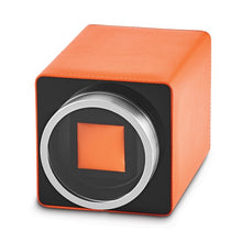 Load image into Gallery viewer, Luxury Giftware Orange Faux Leather Single Watch Winder
