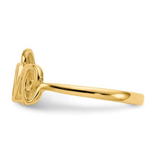 Load image into Gallery viewer, 14k Yellow Gold Polished Love Ring, Sizes 6-8
