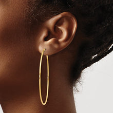 Load image into Gallery viewer, 14k Yellow Gold 1.25mm Endless Hoop Earring
