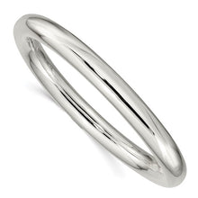 Load image into Gallery viewer, Sterling Silver 8mm Slip-on Tube Bangle
