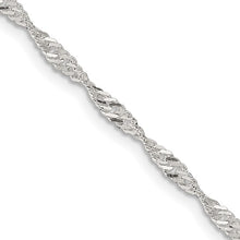 Load image into Gallery viewer, Sterling Silver 2.25mm Singapore 18&quot; Chain
