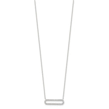 Load image into Gallery viewer, Sterling Silver CZ 18.25&quot; with 2&quot; ext Necklace
