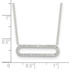Load image into Gallery viewer, Sterling Silver CZ 18.25&quot; with 2&quot; ext Necklace
