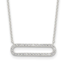 Load image into Gallery viewer, Sterling Silver CZ 18.25&quot; with 2&quot; ext Necklace
