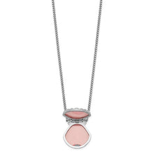 Load image into Gallery viewer, Sterling Silver Rhodium-plated Seashell 18&quot; Locket Necklace
