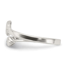 Load image into Gallery viewer, Sterling Silver Polished Arrow with Chain Link/Plain Set of 3 Toe Rings
