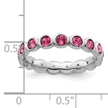 Load image into Gallery viewer, Sterling Silver Stackable Expressions October Swarovski Ring, Sizes 6-8
