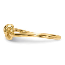 Load image into Gallery viewer, 14k Yellow Gold Polished Knot Ring, Sizes 5-8
