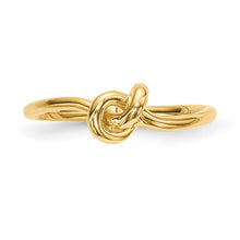 Load image into Gallery viewer, 14k Yellow Gold Polished Knot Ring, Sizes 5-8
