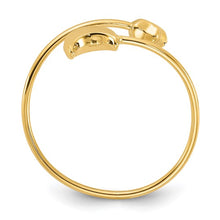 Load image into Gallery viewer, 14K Yellow Gold Polished Adjustable Moon and Star Ring
