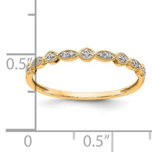 Load image into Gallery viewer, 10K Yellow Gold 0.057ct Diamond Ring, Size 6 3/4
