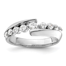 Load image into Gallery viewer, 14K White Gold 0.50cttw Lab Grown Diamond Ring, Sizes 5-8
