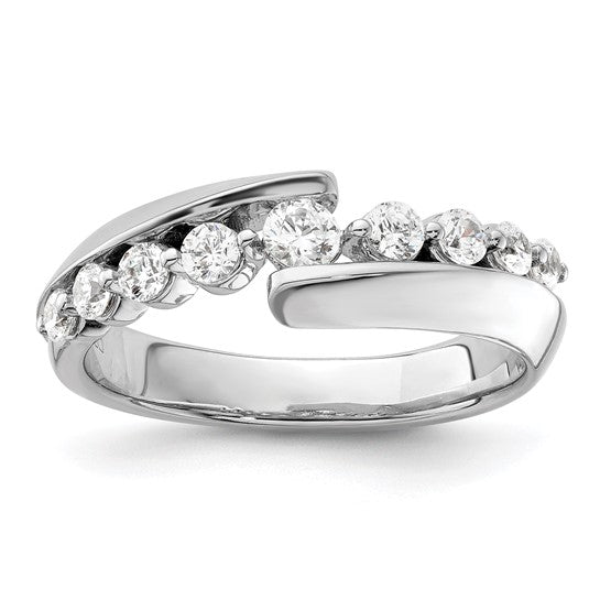 14K White Gold 0.50cttw Lab Grown Diamond Ring, Sizes 5-8