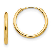 Load image into Gallery viewer, 14k Gold Madi K Endless Hoop 3 Pair Earring Set In Multiple Colors
