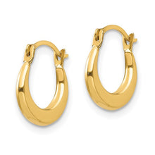 Load image into Gallery viewer, 14k Yellow Gold Small Hoop Earrings
