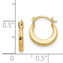 Load image into Gallery viewer, 14k Yellow Gold Small Hoop Earrings
