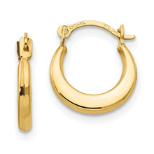 Load image into Gallery viewer, 14k Yellow Gold Small Hoop Earrings
