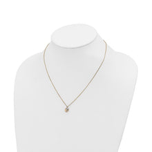 Load image into Gallery viewer, 14k Two-tone Heart Lock and Key 18&quot; Necklace
