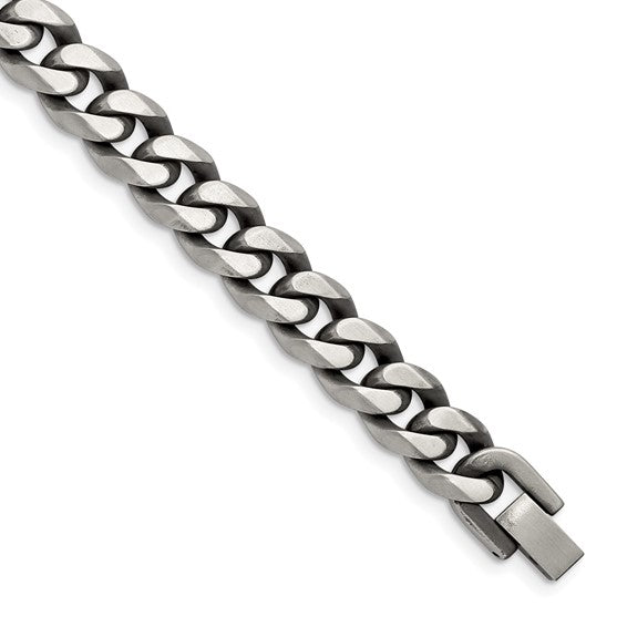 Chisel Stainless Steel Antiqued and Brushed 10.5mm 8.5