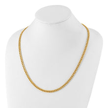 Load image into Gallery viewer, Chisel Stainless Steel Polished Yellow IP-plated 5mm 24&quot; Curb Chain Necklace
