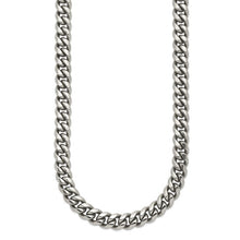Load image into Gallery viewer, Chisel Stainless Steel Polished 8mm 24&quot; Curb Link Necklace
