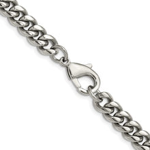 Load image into Gallery viewer, Chisel Stainless Steel Polished 8mm 24&quot; Curb Link Necklace
