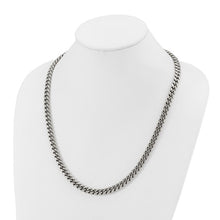 Load image into Gallery viewer, Chisel Stainless Steel Polished 8mm 24&quot; Curb Link Necklace
