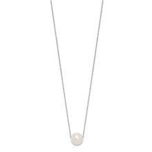 Load image into Gallery viewer, 14K Gold 10-11mm Round White FWC Pearl Rope 17&quot; Necklace In Multiple Colors
