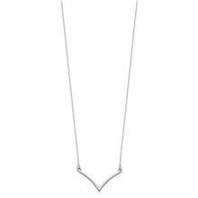 Load image into Gallery viewer, 14k Gold 18&quot; V Necklace In Multiple Colors
