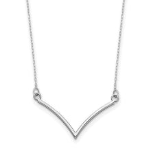 Load image into Gallery viewer, 14k Gold 18&quot; V Necklace In Multiple Colors
