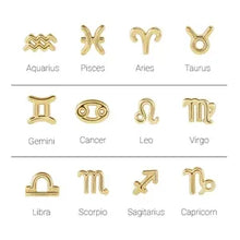 Load image into Gallery viewer, 14k Gold Zodiac Stud Earrings In Multiple Colors
